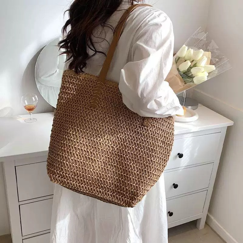 Bolso de mano de verano para la playa, bolsos de moda para mujeres
