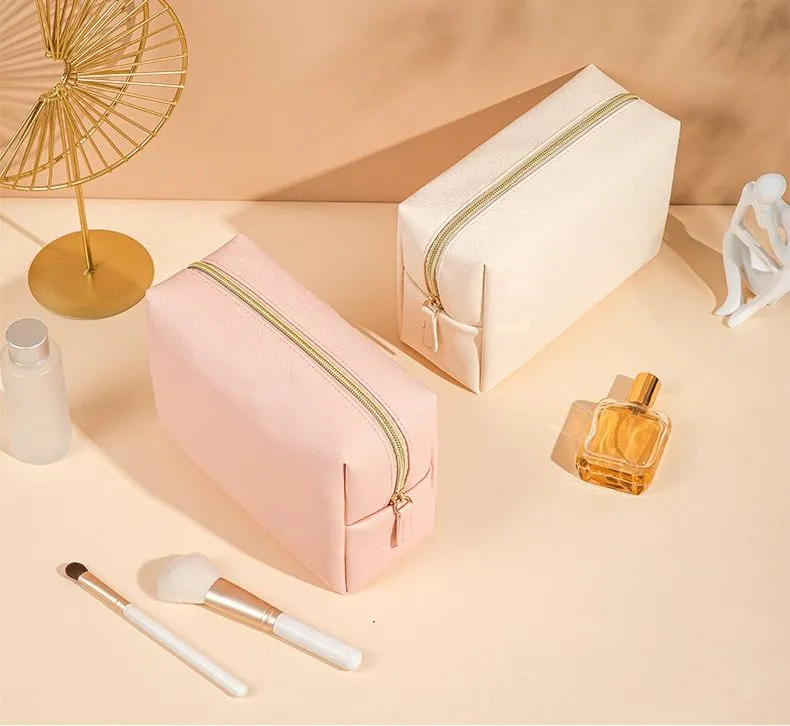 Organizador de Maquillaje para Damas de Impresión Digital de Fábrica, Cartera de Cambio Ecológica, Estuche Cosmético de Cuero