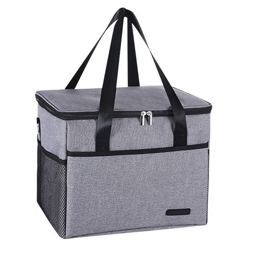 Bolsa Térmica Aislada / Bolsa de Almuerzo Térmica con Base Reforzada para el Transporte de Alimentos y Bebidas