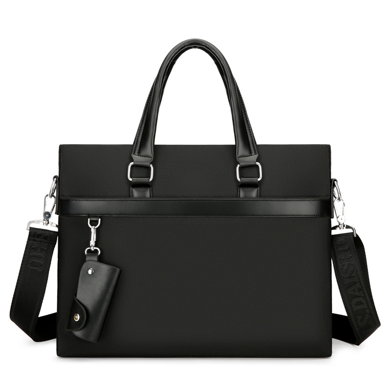 Bolsa de oficina de tela Oxford al por mayor, clásica, impermeable, maletines de negocios para hombres