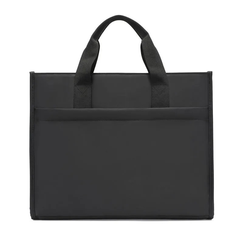 Bolso de mano para viajes de negocios, bolso de oficina casual para hombres, maletín de tela Oxford