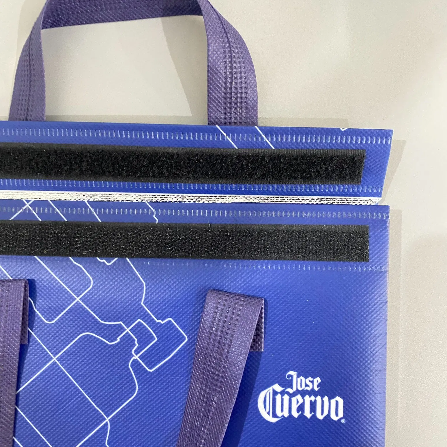 Bolsa térmica de entrega de comida para llevar de no tejido de PP