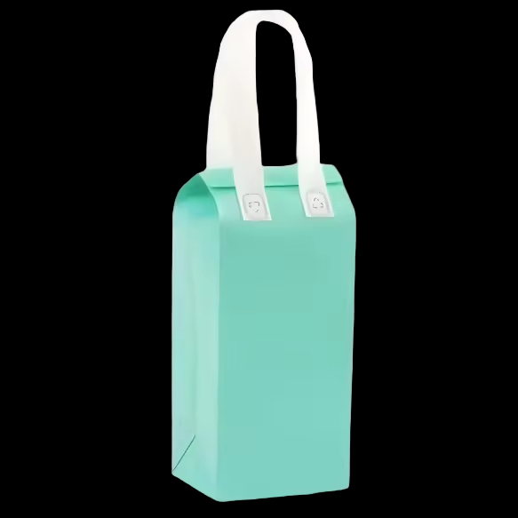 Bolsa térmica personalizada con logo, bolsa de enfriamiento de no tejido, bolsa de comida para llevar aislada, bolsa de entrega de almuerzo para mantener caliente