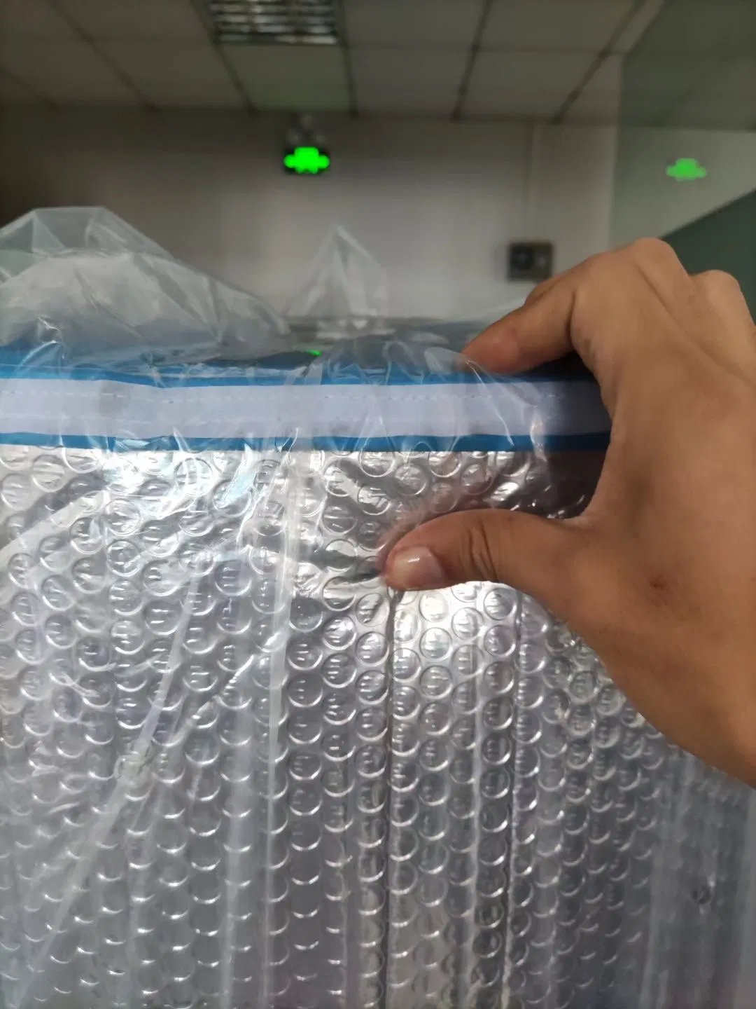Transporte de Alimentos y Bebidas Bolsa Aislante de Burbuja de Aluminio Cubierta Térmica de Paleta Paquete de Cadena de Frío para Envío de Chocolates y Productos Perecederos