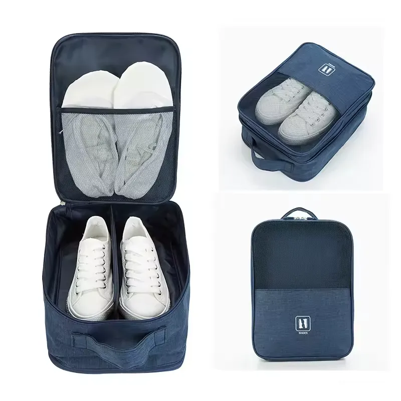 Bolsa de almacenamiento de zapatos multifuncional clásica de impresión digital - Tela Oxford impermeable