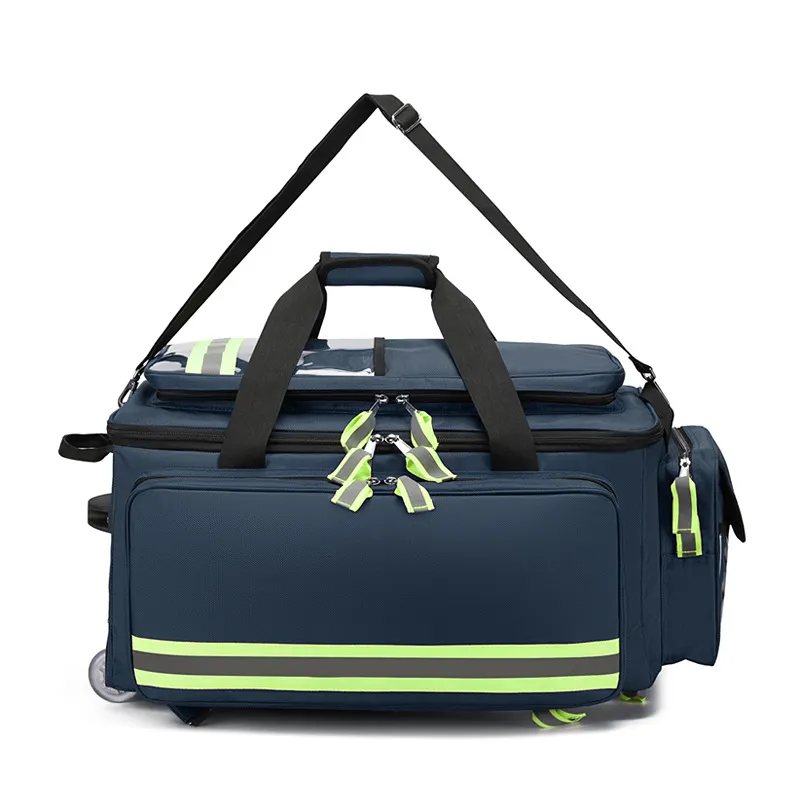 Bolsa de Emergencia para Carro de Gran Capacidad Kit de Primeros Auxilios para Senderismo y Viajes al Aire Libre