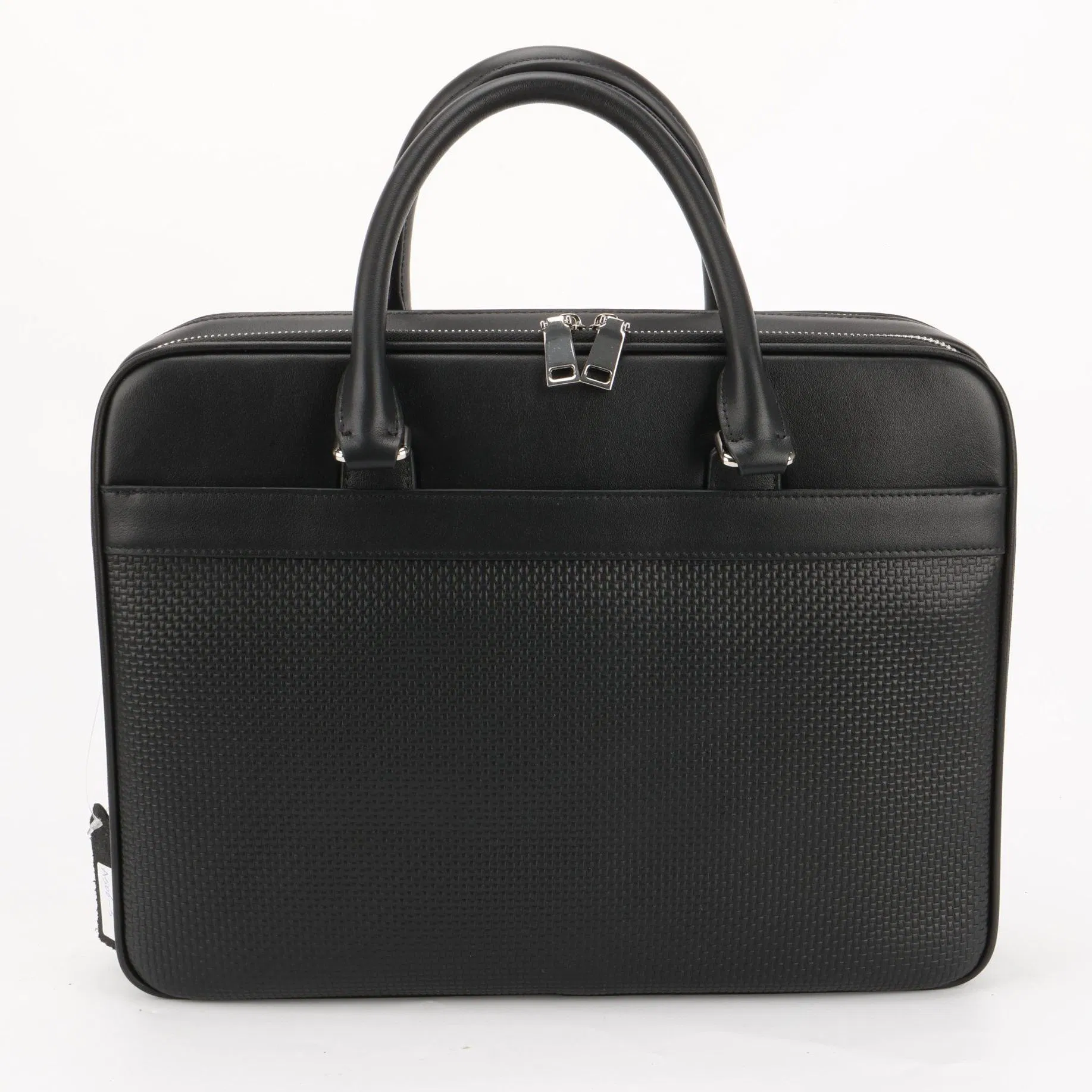 Bolso de negocios para hombres de alta calidad, de cuero genuino, gran capacidad, maletín multifuncional
