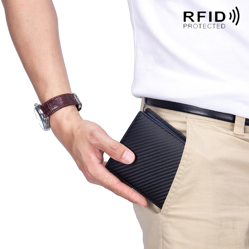 Al1074 Larga Cartera de Lujo de Diseñador de Cuero para Hombre, Billetera Personalizada, Porta Tarjetas de Cuero Genuino, Carteras RFID