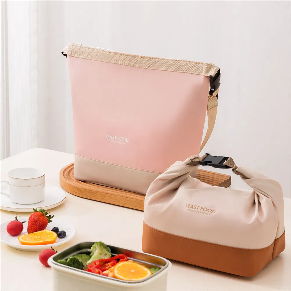 Bolsa de almuerzo térmica personalizada para exteriores con correas de hombro ajustables