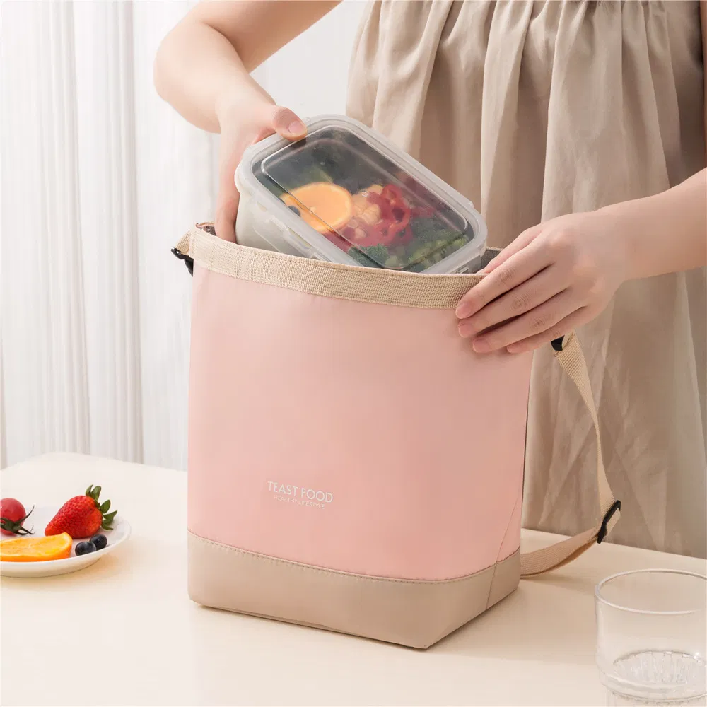 Bolsa de almuerzo térmica personalizada para exteriores con correas de hombro ajustables
