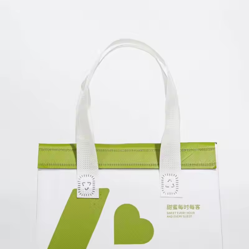 Bolsa térmica personalizada con logo, bolsa de enfriamiento de no tejido, bolsa de comida para llevar aislada, bolsa de entrega de almuerzo para mantener caliente