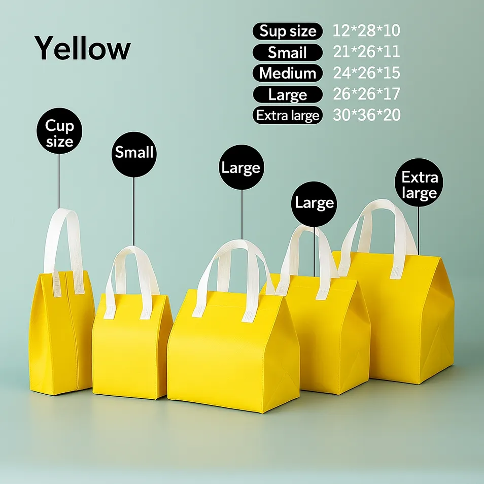 Bolsas de entrega para té de burbujas