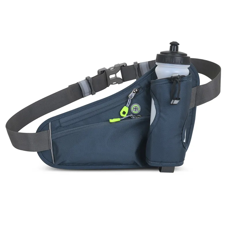 Mochilas deportivas de color sólido con soporte para botella de agua