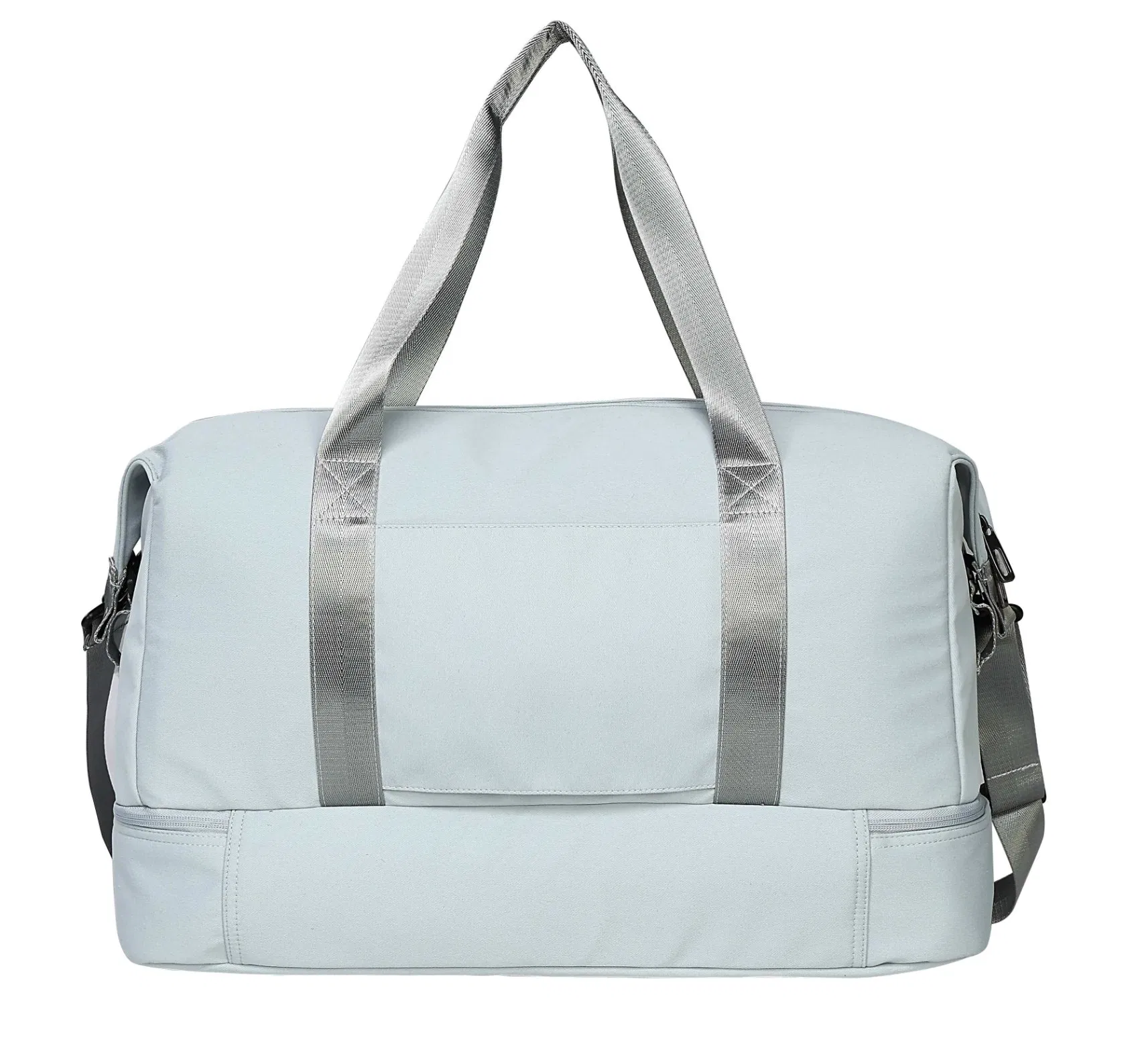 Bolsa de viaje impermeable de gran capacidad, almacenamiento, bandolera, de mano, de doble compartimento
