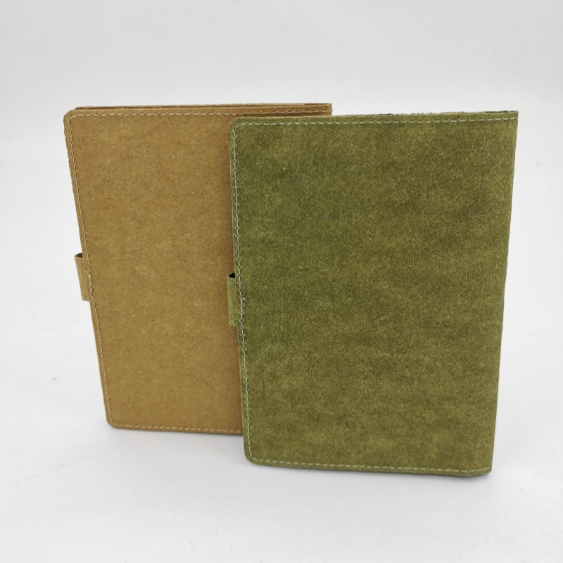 Soporte de pasaporte de papel kraft biodegradable y lavable, billetera para entradas de lujo