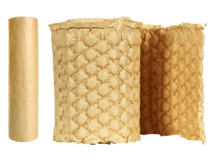 Rollo de plástico de burbujas de aire de papel