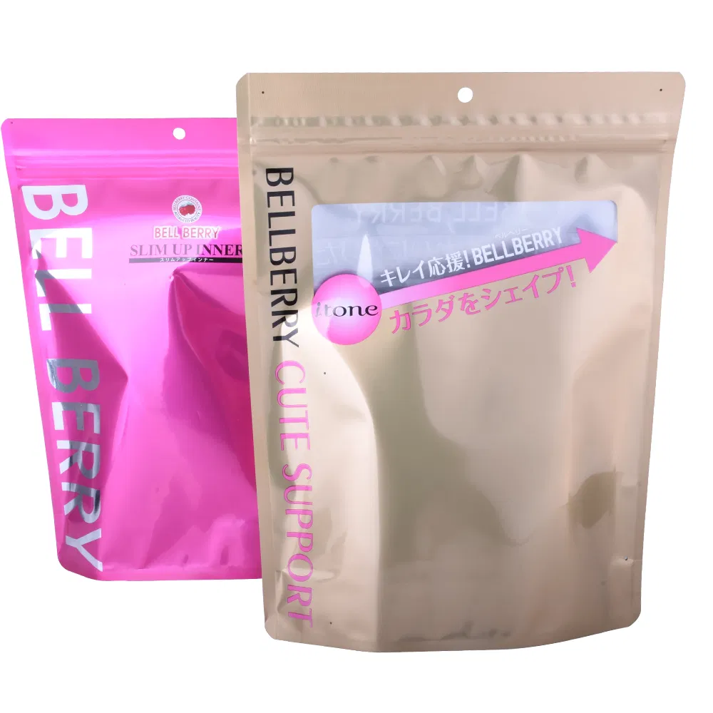 Bolsa de embalaje con cremallera para camisetas de plástico transparente reciclable con cierre tipo slider