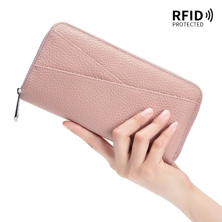 Al1074 Larga Cartera de Lujo de Diseñador de Cuero para Hombre