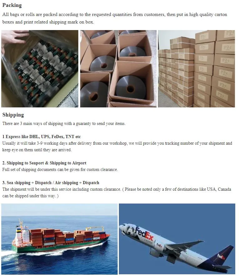 Embalaje y envío
