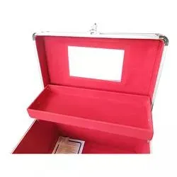Caja de maquillaje de buena calidad y precio barato de China, estuche profesional de cosméticos