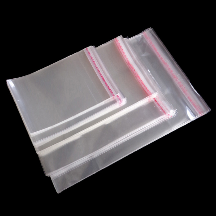 Bolsa de embalaje transparente autoadhesiva personalizada de OPP/PE/CPP/BOPP/PP para ropa y alimentos