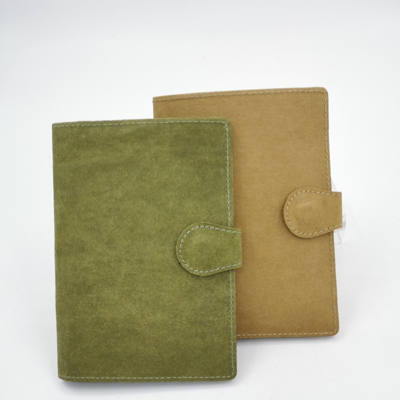 Soporte de pasaporte de papel kraft biodegradable y lavable, billetera para entradas de lujo