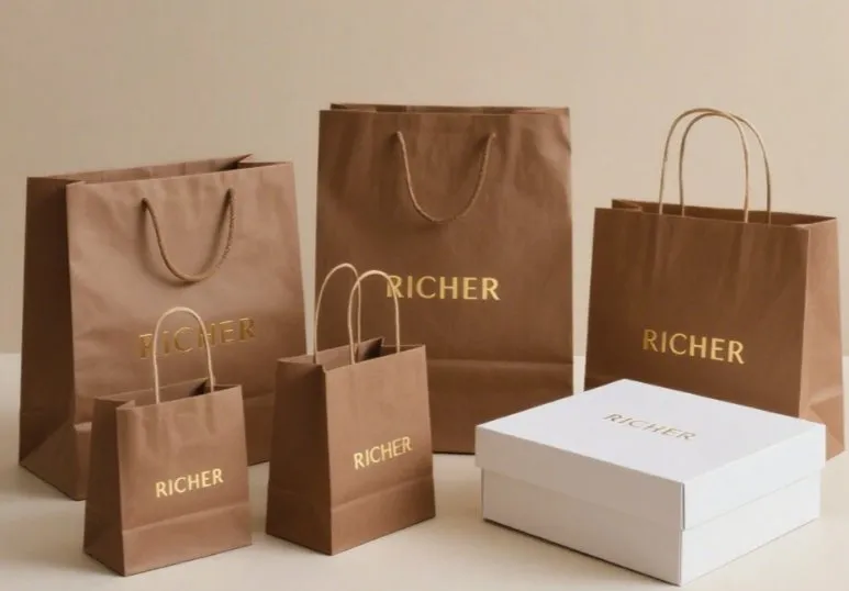 Ropa Zapatos Embalaje Compras Bolsa de Regalo de Papel