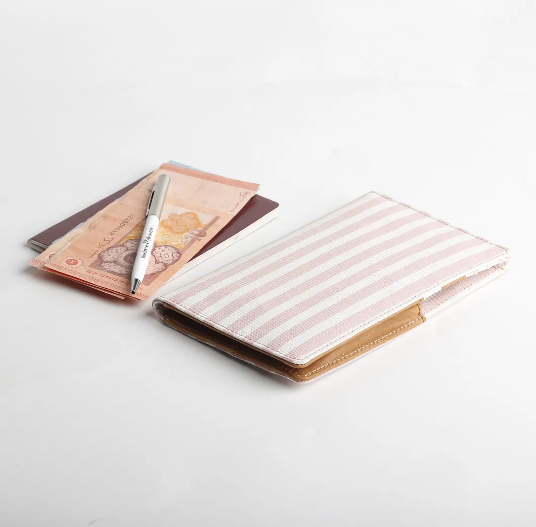 Organizador de viaje personalizado con múltiples ranuras para tarjetas para pasaportes