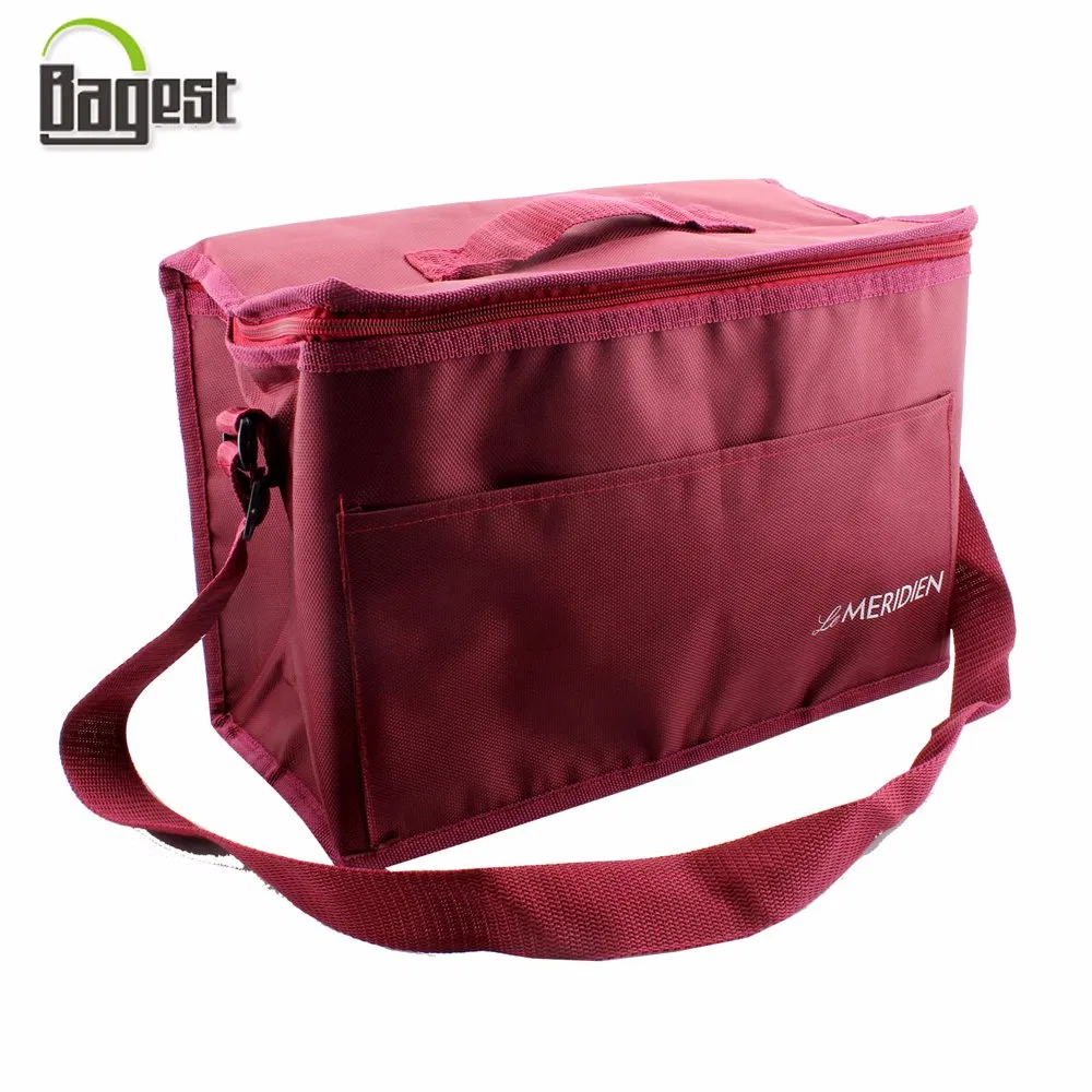 Bolsa Térmica Aislada Caliente Fría 6 - 24 para Botella Impresa de Entrega de Comida Almuerzo Picnic