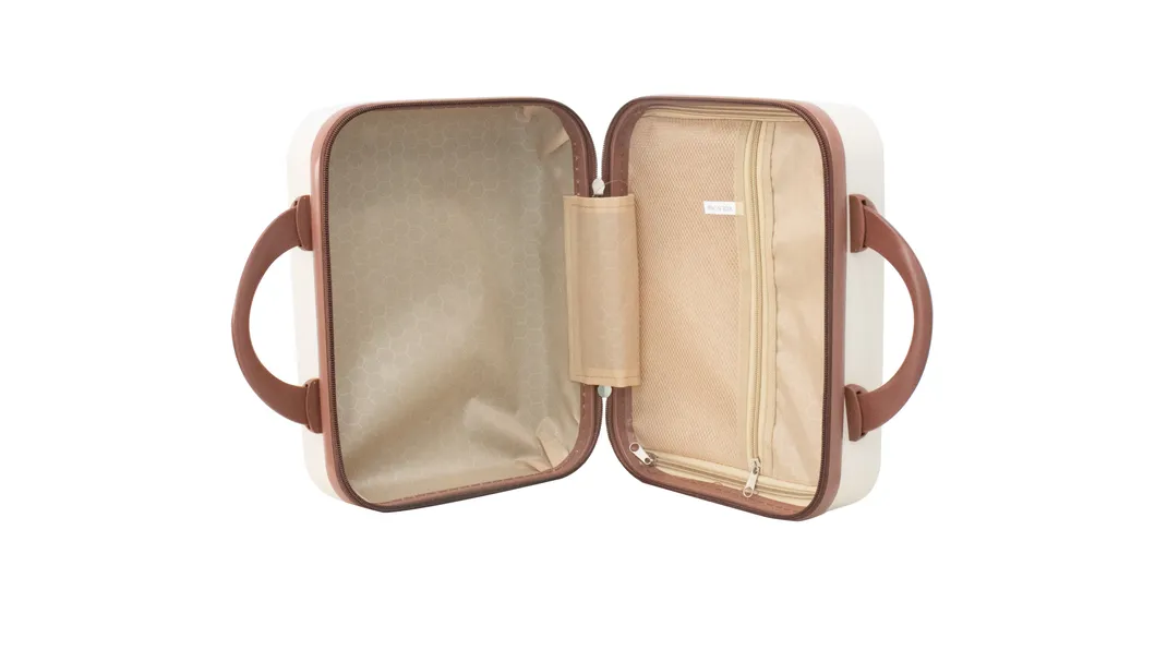 Estiloso 14-Inch estuche de maquillaje de ABS con impresión UV