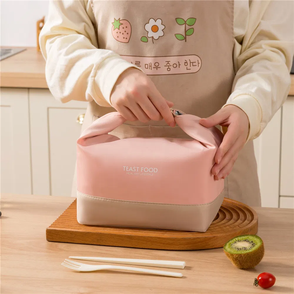 Bolsa de almuerzo térmica personalizada para exteriores con correas de hombro ajustables