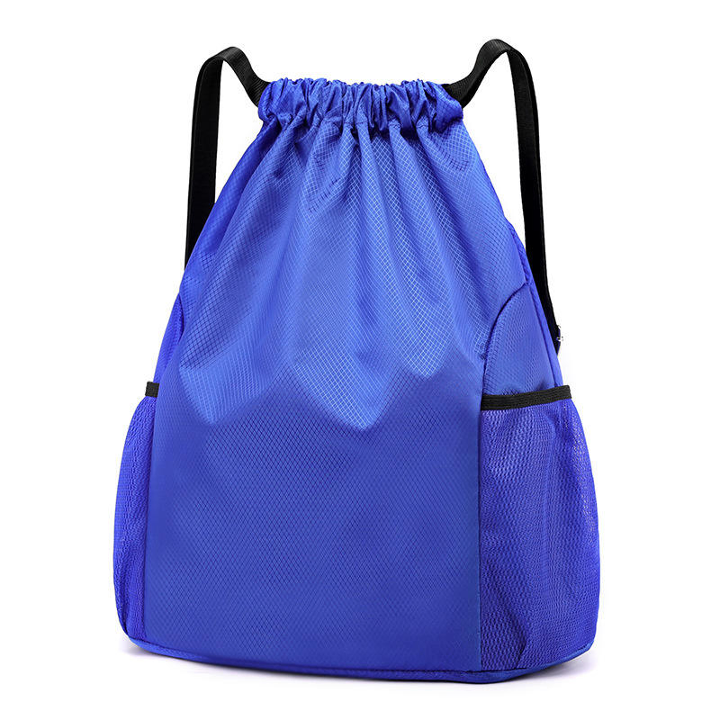 Bolsa deportiva impermeable y portátil, mochila de cinturón grueso para montar, bolsa de gimnasio con cordón para zapatos