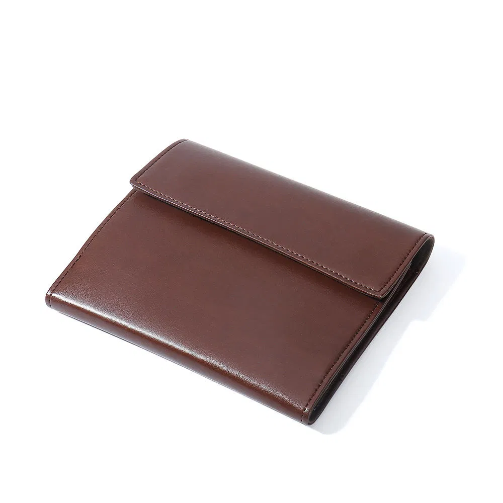 Billetera de pasaporte trifold RFID premium organizador de viaje bolsa portapasaporte (MFW3137)