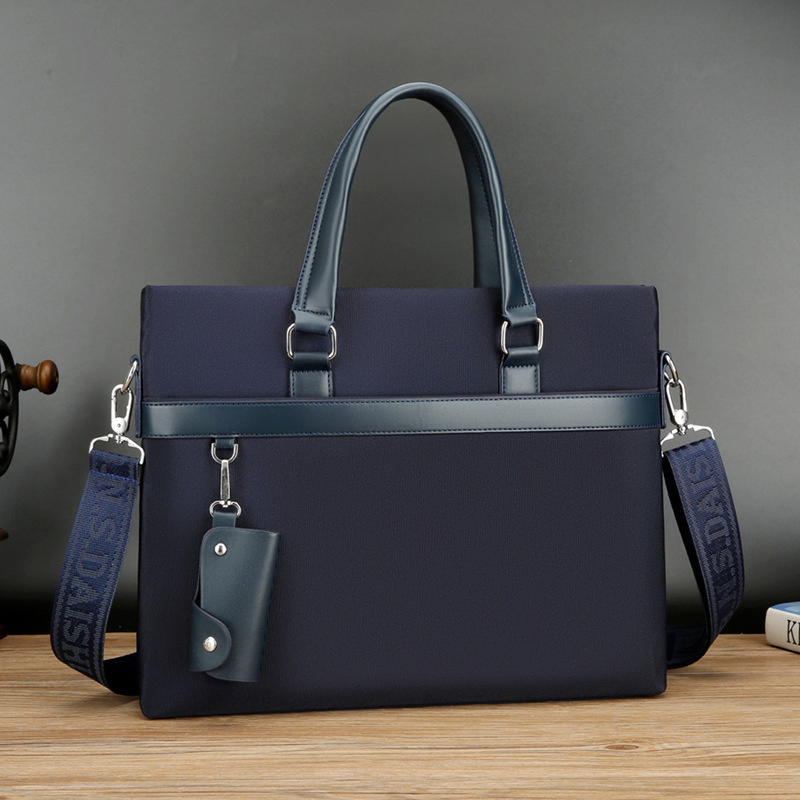 Bolsa de oficina de tela Oxford al por mayor, clásica, impermeable, maletines de negocios para hombres