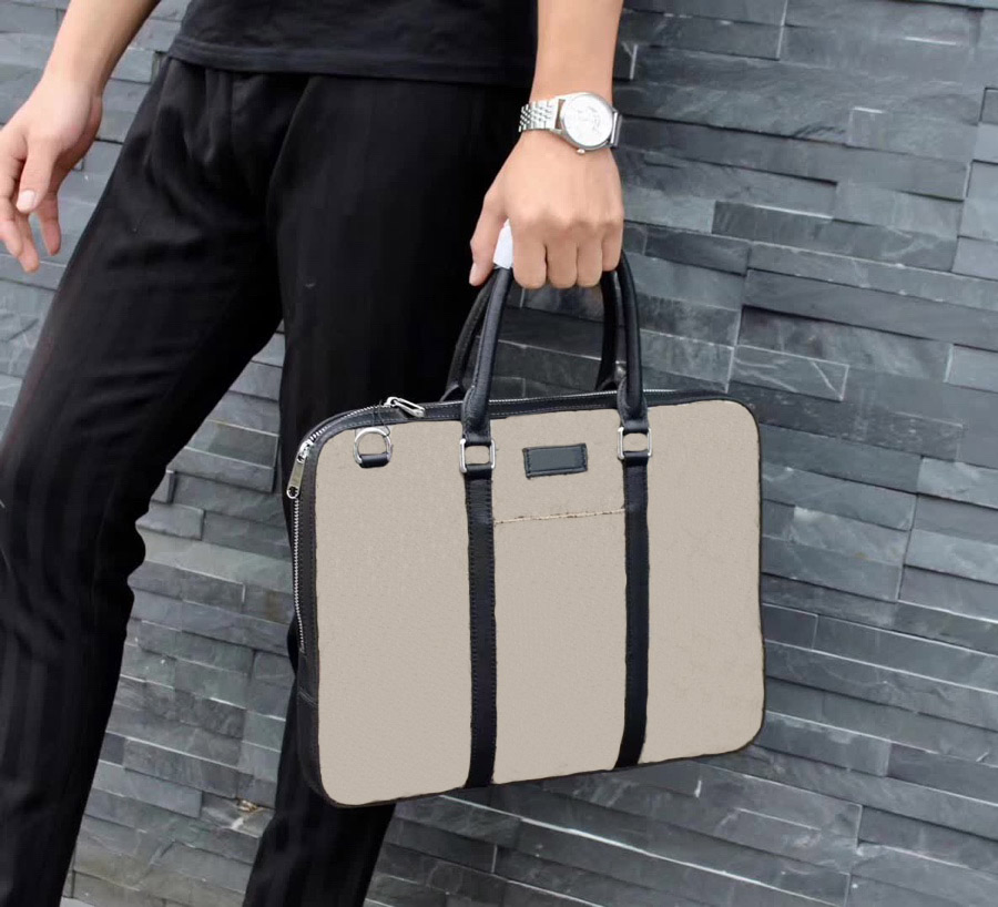 Maletín de hombre réplicas de marca de lujo bolso de diseñador para negocios 1: 1 réplica