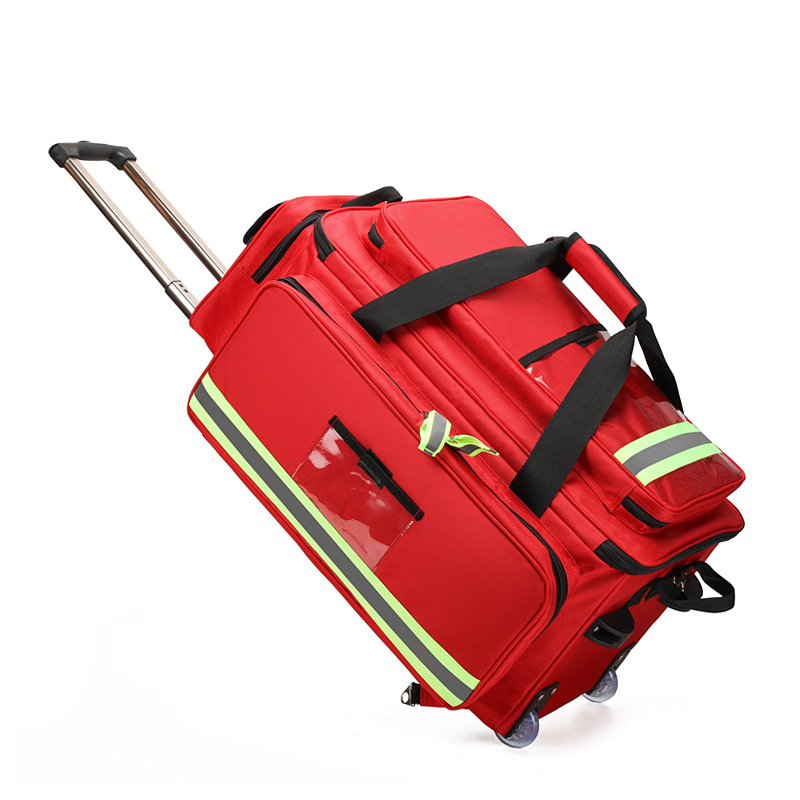 Bolsa de Emergencia para Carro de Gran Capacidad Kit de Primeros Auxilios para Senderismo y Viajes al Aire Libre