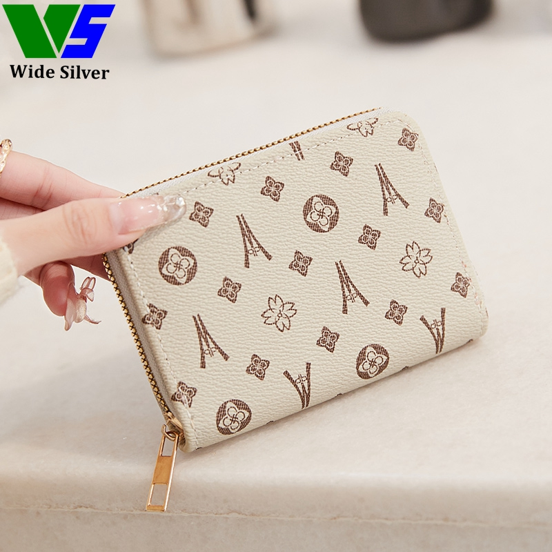 Bolso de cuero Widesilver para tarjetas, monedero, soporte para pasaporte, billetera de cuero para mujeres