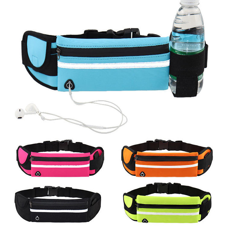 Bolsa de cintura ligera y resistente al agua de Oxford para senderismo, ciclismo, running y deportes al aire libre