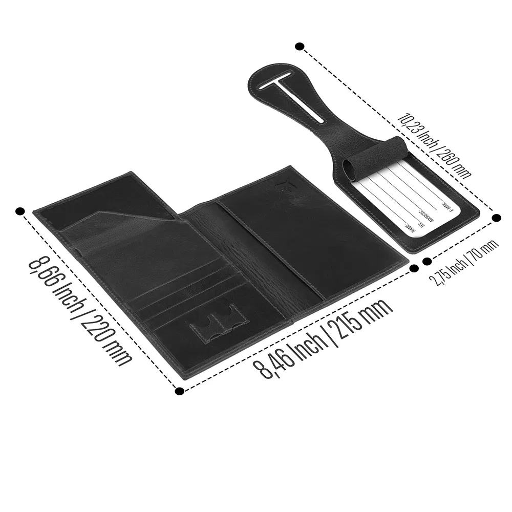 Funda de pasaporte de cuero PU personalizada, porta pasaporte, cubierta de pasaporte, billetera para tarjetas de viaje, soporte de pasaporte con bloqueo RFID
