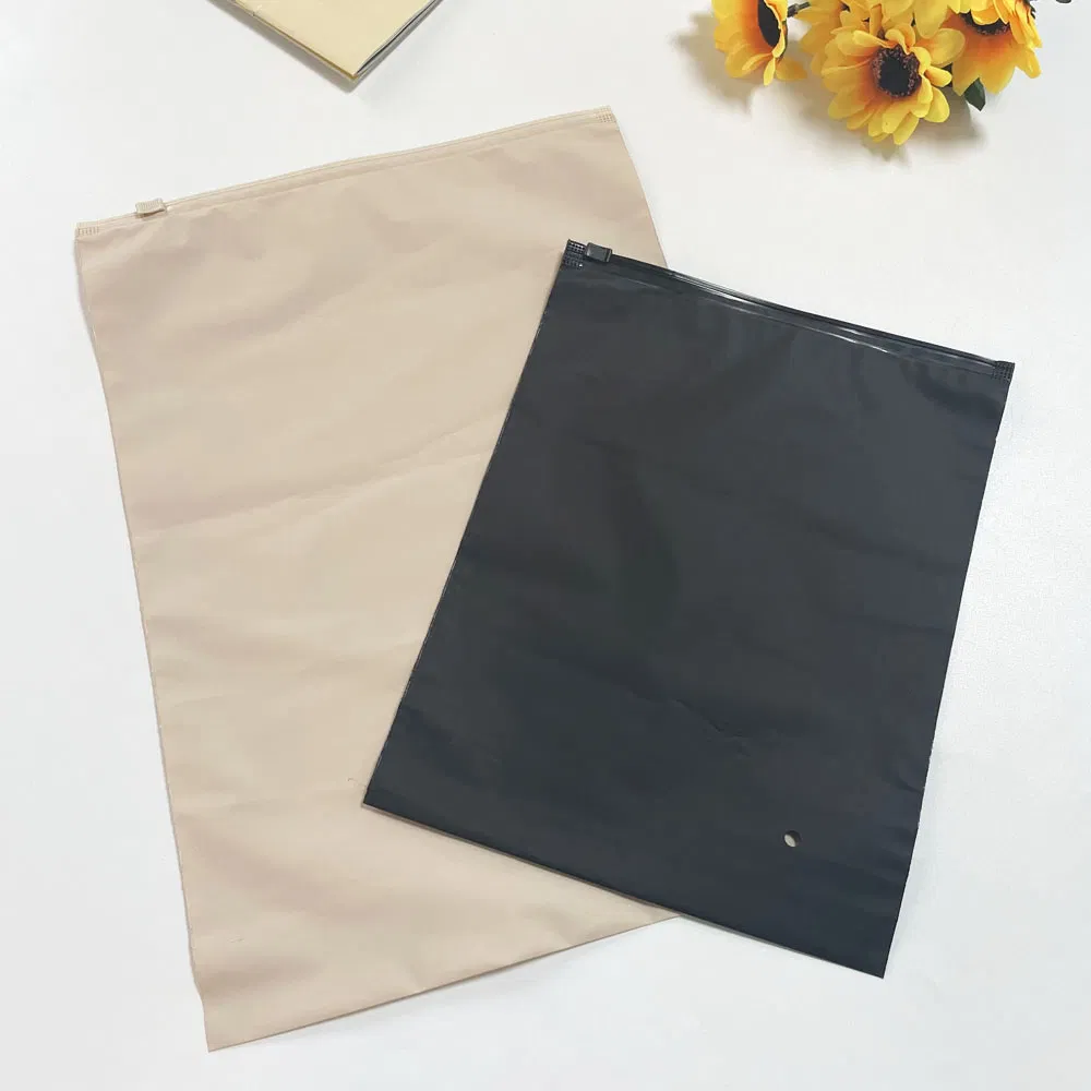 Detalle de bolsa de plástico impresa