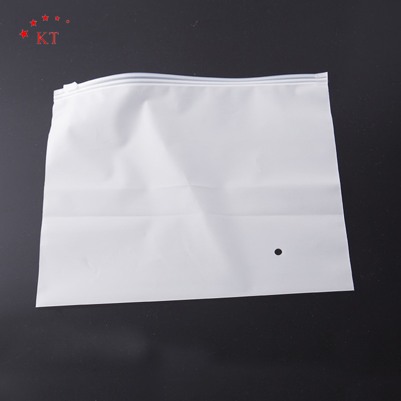 Empaque de plástico con cierre tipo zip biodegradable y ecológico, bolsa clara de polietileno impresa para camisetas y ropa, bolsa de empaque de plástico para prendas