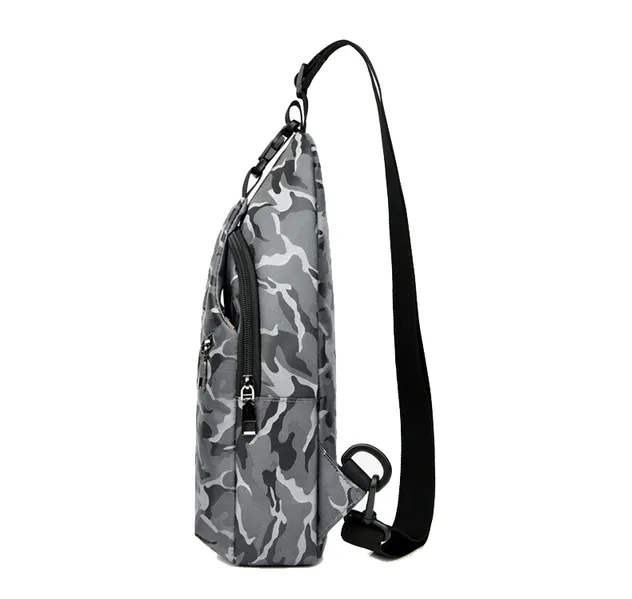 Tendencia de camuflaje, riñonera casual para hombres