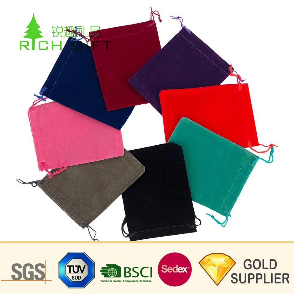Bolsa de terciopelo personalizada 3