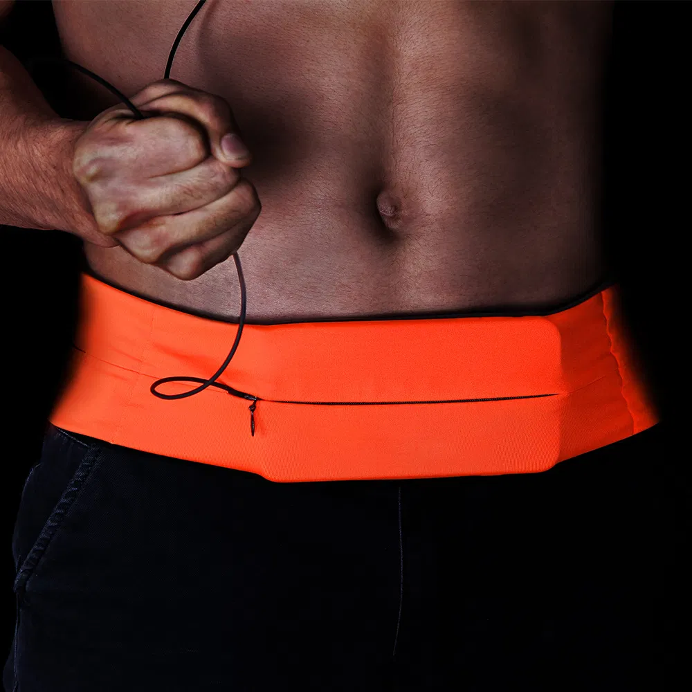 Bolsa de Cintura Profesional para Correr, Jogging, Gimnasio, Senderismo, Ciclismo, Cinturón Deportivo Invisible para Teléfono Móvil, Cartera de Cintura Wyz17238