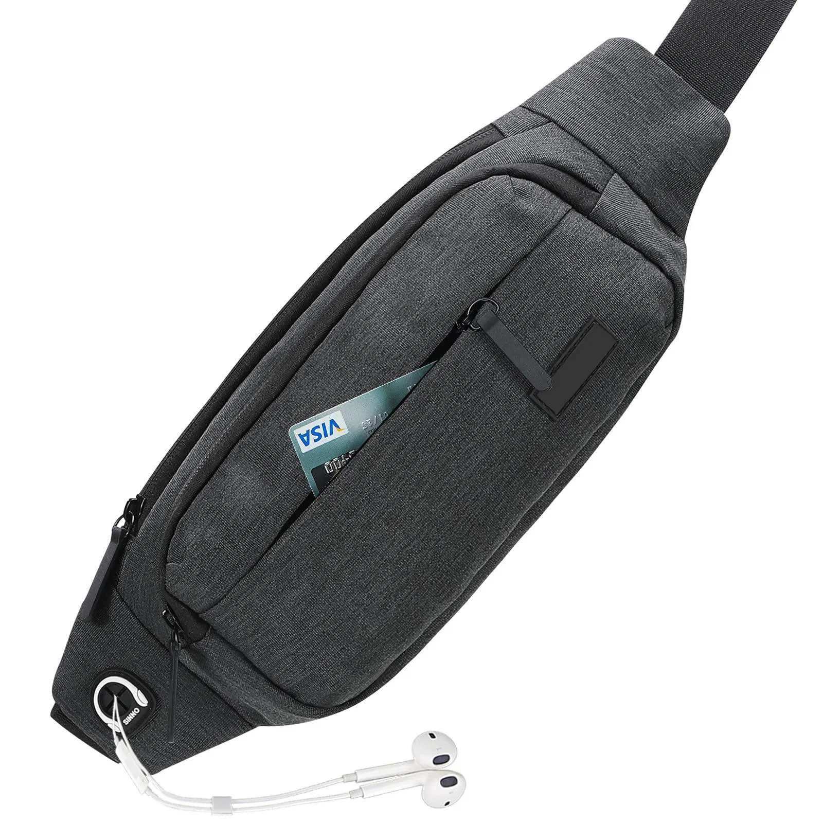 Bolso de cintura deportivo para hacer ejercicio, senderismo, viaje, bandolera, bolso de pecho, caminatas