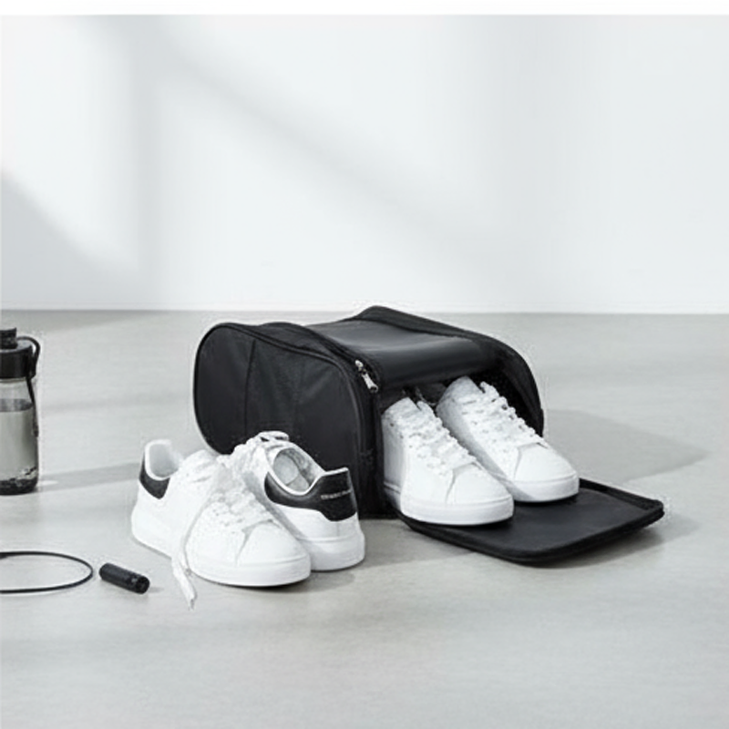 Bolsa de almacenamiento de zapatos multifuncional clásica de impresión digital - Tela Oxford impermeable