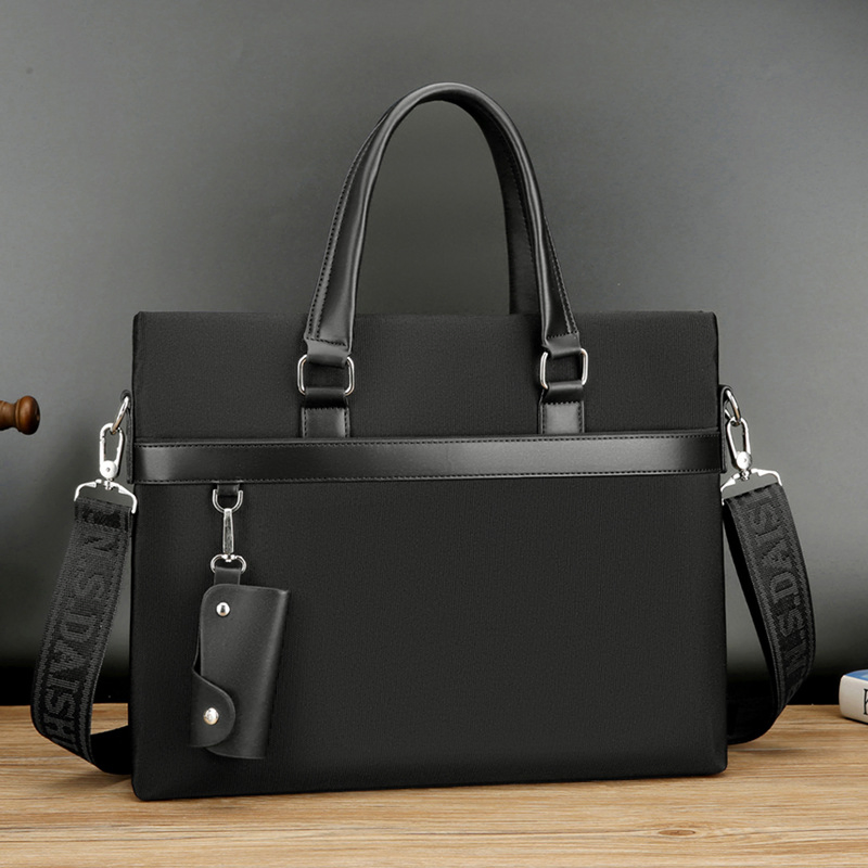 Bolsa de oficina de tela Oxford al por mayor, clásica, impermeable, maletines de negocios para hombres