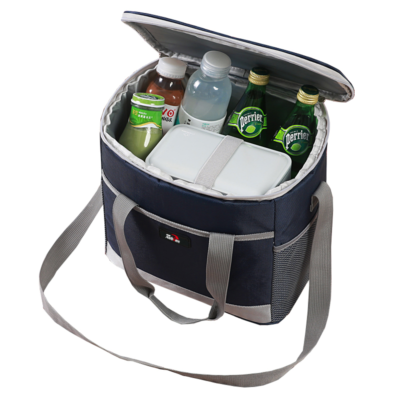 Bolsa de almuerzo térmica aislada suave y a prueba de agua personalizada para entrega de alimentos, camping, picnic, vino, cerveza, hielo y bolsa enfriadora congelada