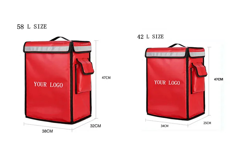 Mochila personalizada térmica estilo más nuevo mochila aislante impermeable bolsa de entrega de alimentos
