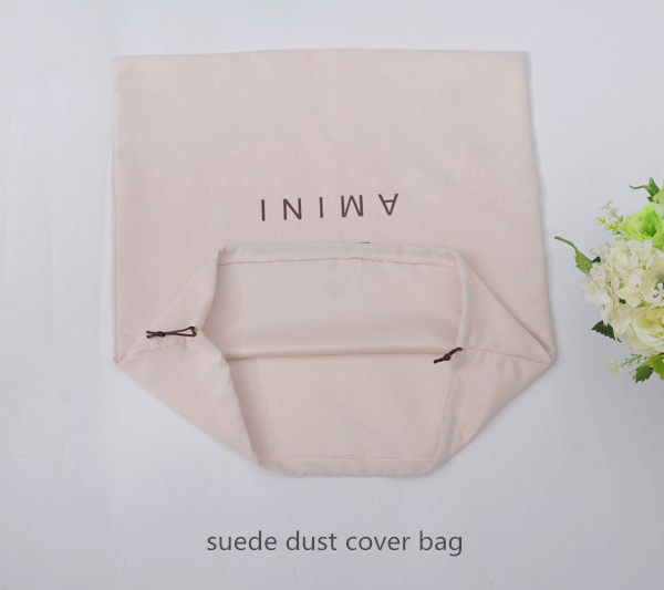 Gran bolsa de ante para bolso y zapatos, bolsa de terciopelo con cordón